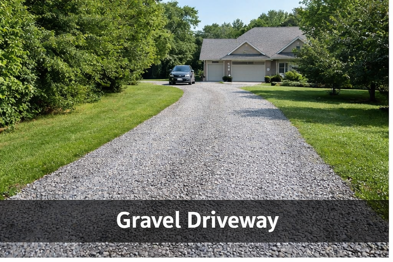Selected gravel project example